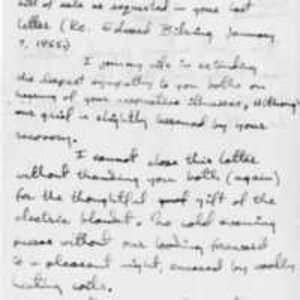 Letter from George Bibring to his parents