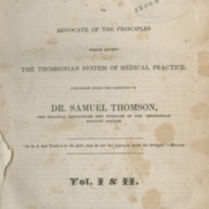 The Thomsonian Manual