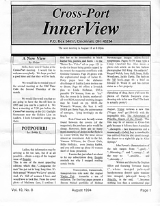 Cross-Port InnerView, Vol. 10 No. 8 (August, 1994)