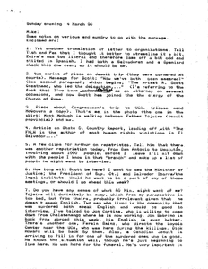 Narration of events surrounding the Jesuit murders, including notes, 4 March 1990