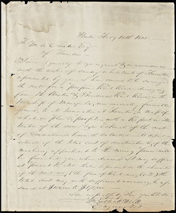 Papers pertaining to a proposed branch railroad diverging from the Boston and Providence Railroad and terminating at Taunton, 1835