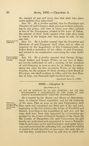 1800 Chap. 0003 An Act In Addition To An Act, Intitled, "An Act For Establishing A Corporation By The Name Of The Eighth Massachusetts Turnpike Corporation."