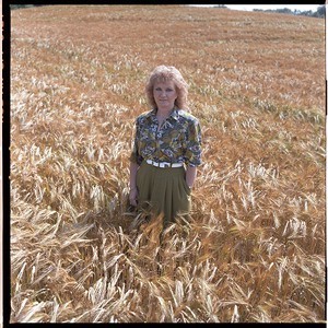 Philomena Begley, "Queen of Irish Country Music," singer and recording artists, shots taken in a field of barley