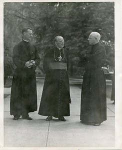 Keleher, William L., Cardinal Griffin, and Stephen Mulcahy