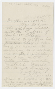 Charles S. Crouch letter to John Chester Hammond, 1901 March 27