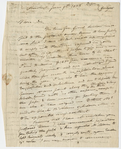 Edward Hitchcock letter to Governor William L. Marcy, 1836 June 9