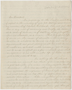 Boston Society of Natural History letter to William Augustus Stearns, 1864