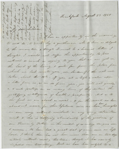 Orra White Hitchcock letter to the Hitchcock children, 1850 August 23