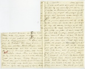 Emily Dickinson letter to W. Austin Dickinson