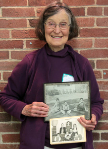 Lucile Bailey at the Sharon Mass. Memories Road Show