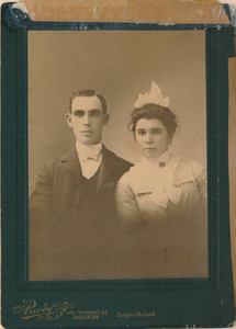 Grandparents' wedding in Milton 1900