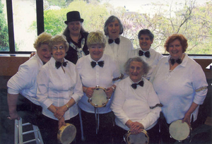 Stoneham Senior Center tambourine band