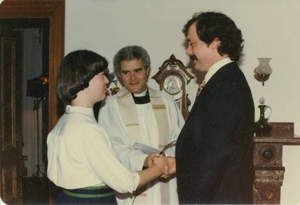 Getting married in our house