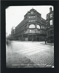 Buildings east side of Washington Street, corner Avon Place north side