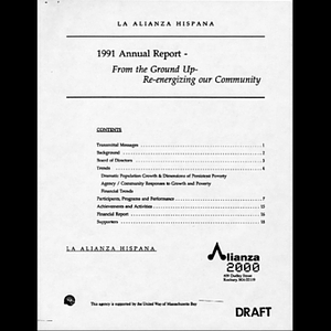 1991 annual report draft.