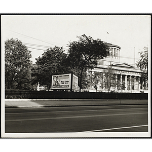 Boys' Clubs of America billboard in front of the Ohio Statehouse in Columbus