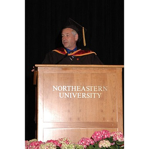 Faculty member speaks at School of Nursing convocation