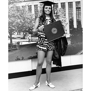 Unidentified female graduate