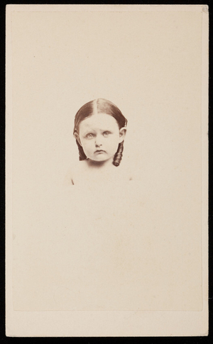Studio portrait of unidentified child, Boston, Mass., undated