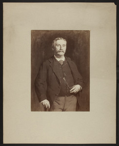 Photograph of a portrait of Theodore Chase by Frederick P. Vinton in 1886