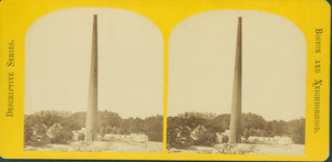 Stereograph of Echo Chimney, Roxbury, Mass., undated