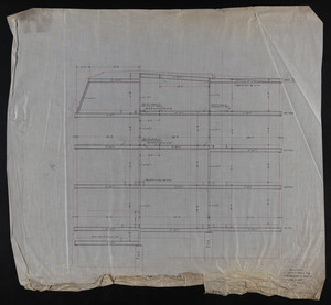 Architectural drawing for the residence of Arthur Perry, Jan. 17, 1905