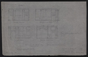 Details of Main Hall (Revised From Drawing No. 16), Drawings of House for Mrs. Talbot C. Chase, Brookline, Mass., Dec. 23, 1929