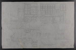 Serving Room Details, Drawings of House for Mrs. Talbot C. Chase, Brookline, Mass., January 14-Mar. 20, 1930