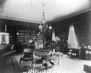 Frank Skinner House, 266 Beacon St., Boston, Mass., Library.