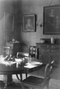 Interior view of Greely Stevenson Curtis House, dining room, 28-30 Mount Vernon St., Boston, Mass., February 18, 1923