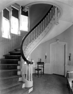 Govenor Alvan T. Fuller House, Little Boar's Head, Hampton, N.H., Stairwell.