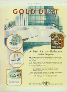 Advertisement for Fairbank's Gold Dust Washing Powder, location unknown, October 1922