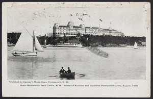 Hotel Wentworth, New Castle, New Hampshire, home of Russian and Japanese plenipotentiaries, August, 1905