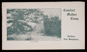 Comfort Mathes Camp for women and girls, Durham, New Hampshire