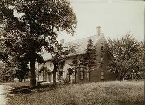 Exterior view of Pierce House, Dorchester, Mass., undated