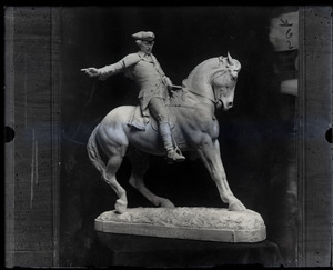 Model of Cyrus E. Dallin's statue of Paul Revere on horseback