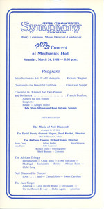 Pops concert at Mechanics Hall program