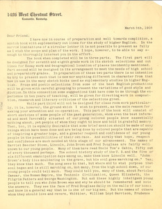 Letter from G.M. McClellan to W. E. B. Du Bois