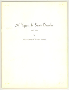 A Pageant in seven decades, 1868-1938