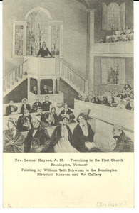 Postcard of Reverend Lemuel Haynes, A. M.