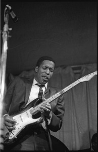 Buddy Guy and his Bluesband at Club 47: Buddy Guy with guitar