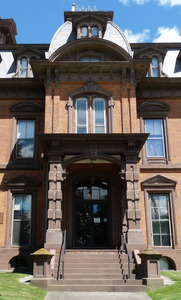 North Adams Public Library: front entrance