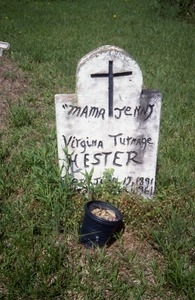 Hickory Ridge Cemetery (Mississippi) gravestone: Mama Jenny