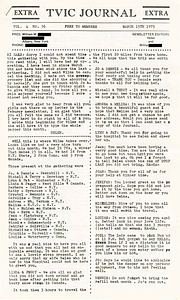 TVIC Journal Vol. 4 No. 36 (March 15, 1975)
