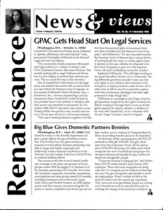 Renaissance News & Views, Vol.10 No.11 (November 1996)
