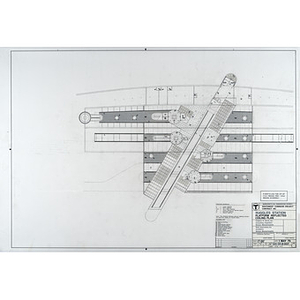 Ruggles Station, platform reflected ceiling plan