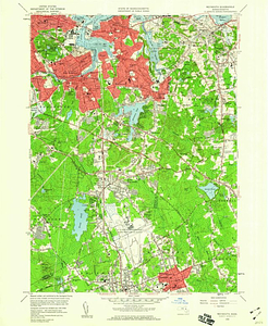 Weymouth quadrangle, Massachusetts / Mapped, edited and published by the Geological Survey
