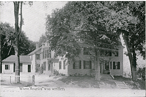 America House where "America" was written