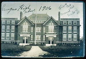 Saugus High School, Winter Street and Central Street, 1906