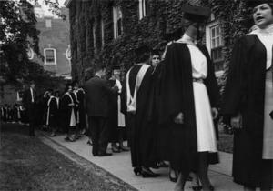 Two Male Guests with Wheaton Graduates, 1964.